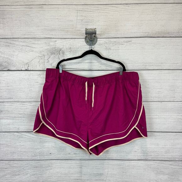 Old Navy Plus Size Active Fuchsia Drawstring Waisted Shorts Size 3X - Picture 1 of 9